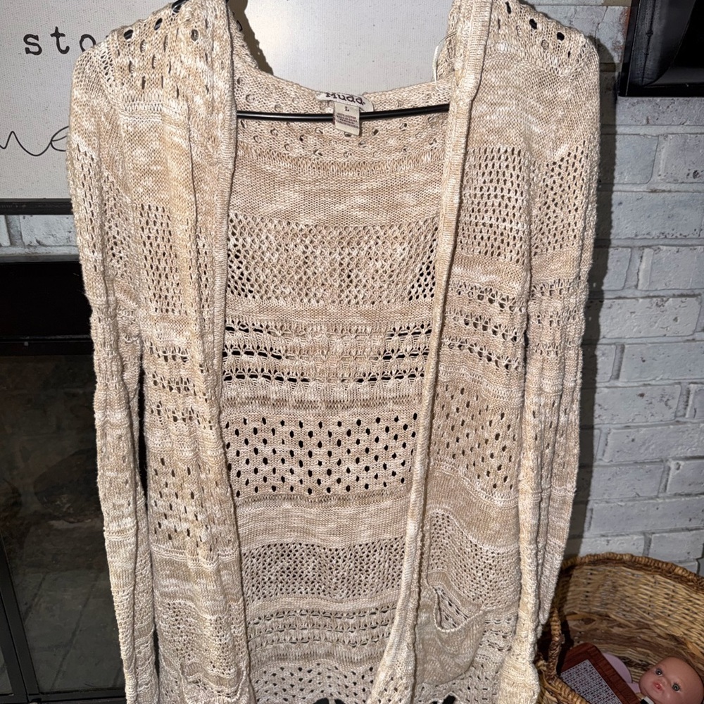 MUDD Beige Knit Sweater